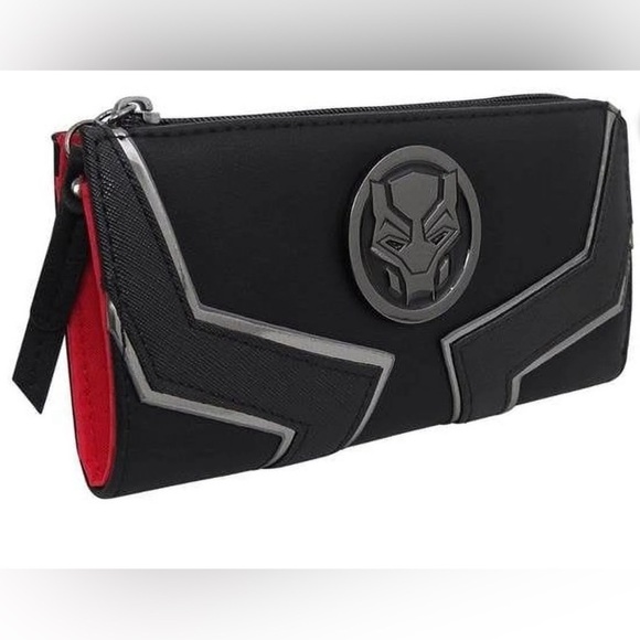 Marvel Handbags - New Black Panther Zipper Wallet